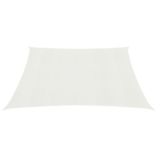 Voile d'ombrage 160 g/m² Blanc 6x6 m PEHD - Photo n°3; ?>