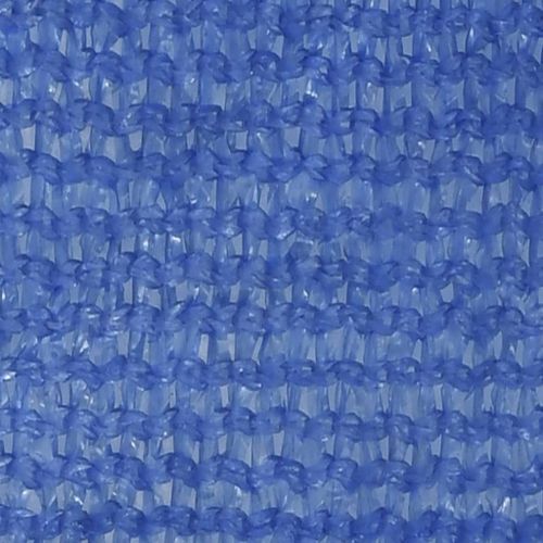 Voile d'ombrage 160 g/m² Bleu 2,5x2,5 m PEHD - Photo n°2; ?>