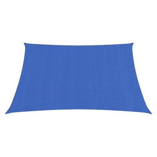 Voile d'ombrage 160 g/m² Bleu 2,5x2,5 m PEHD - Photo n°3; ?>