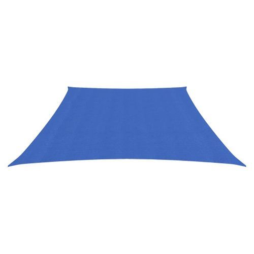 Voile d'ombrage 160 g/m² Bleu 3/4x2 m PEHD - Photo n°3; ?>