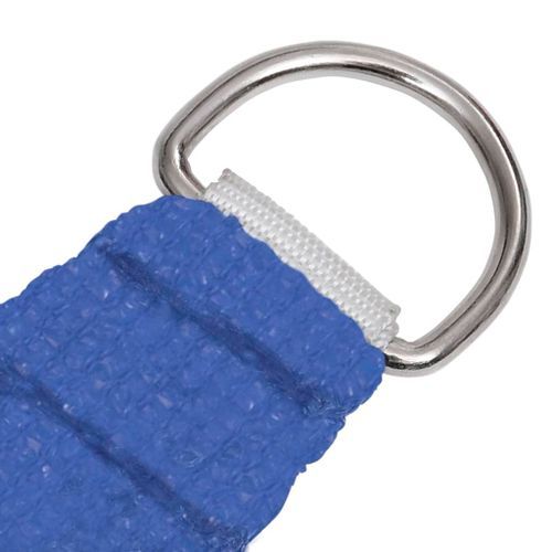 Voile d'ombrage 160 g/m² carré bleu 5x5 m PEHD - Photo n°3; ?>