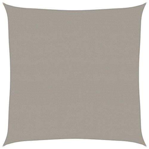 Voile d'ombrage 160 g/m² carré gris clair 4,5x4,5 m PEHD - Photo n°2; ?>