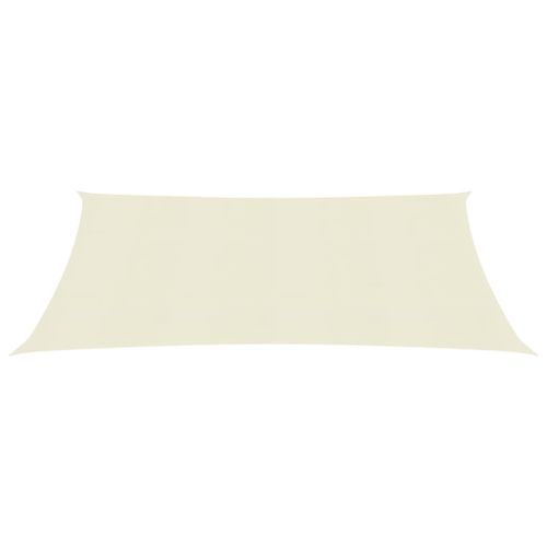 Voile d'ombrage 160 g/m² Crème 2,5x3,5 m PEHD - Photo n°3; ?>