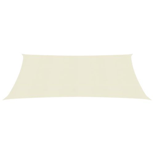 Voile d'ombrage 160 g/m² Crème 2,5x3 m PEHD - Photo n°3; ?>