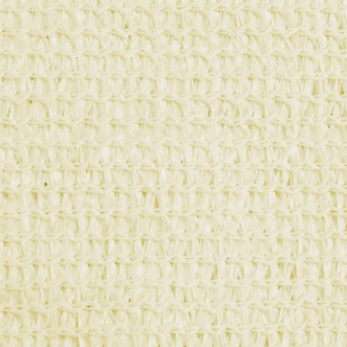 Voile d'ombrage 160 g/m² Crème 2,5x4,5 m PEHD - Photo n°2; ?>