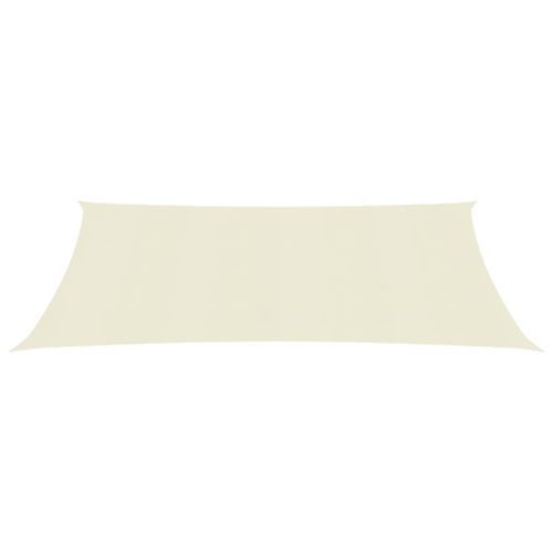 Voile d'ombrage 160 g/m² Crème 2,5x4,5 m PEHD - Photo n°3; ?>