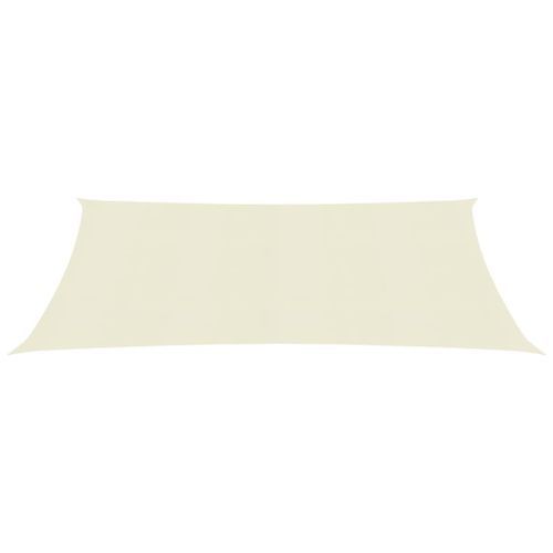 Voile d'ombrage 160 g/m² Crème 2x3,5 m PEHD - Photo n°3; ?>