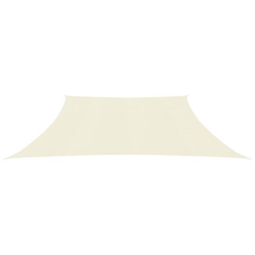 Voile d'ombrage 160 g/m² Crème 3/4x2 m PEHD - Photo n°3; ?>