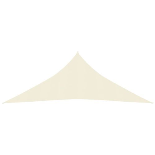 Voile d'ombrage 160 g/m² Crème 4,5x4,5x4,5 m PEHD - Photo n°2; ?>