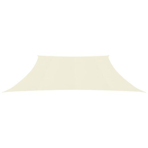 Voile d'ombrage 160 g/m² Crème 4/5x4 m PEHD - Photo n°2; ?>