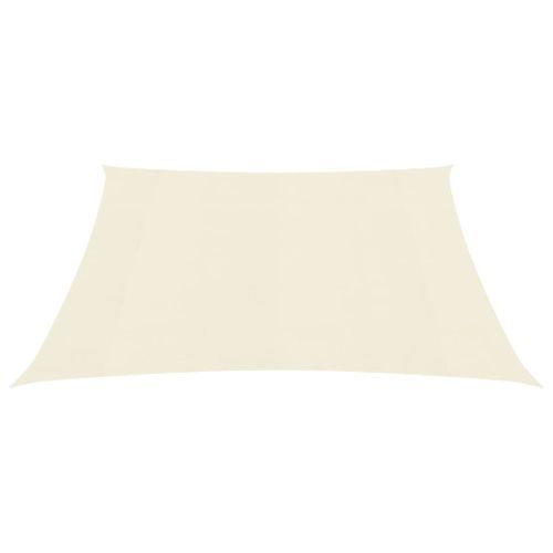 Voile d'ombrage 160 g/m² Crème 4x4 m PEHD - Photo n°3; ?>