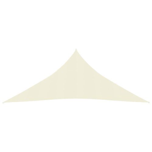 Voile d'ombrage 160 g/m² Crème 4x5x5 m PEHD - Photo n°3; ?>