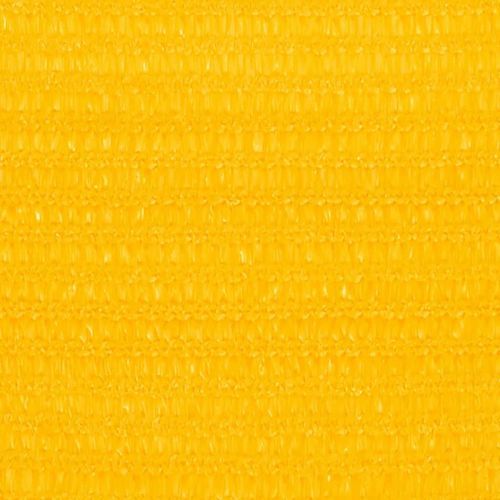 Voile d'ombrage 160 g/m² Jaune 3x4,5 m PEHD - Photo n°2; ?>