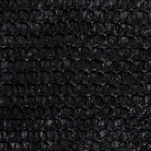 Voile d'ombrage 160 g/m² Noir 2,5x4,5 m PEHD - Photo n°2; ?>