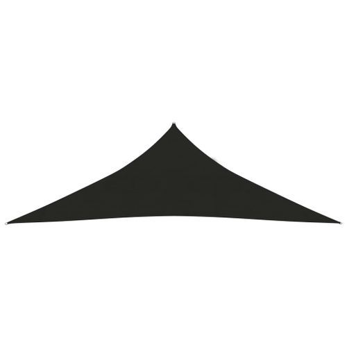 Voile d'ombrage 160 g/m² Noir 3,5x3,5x4,9 m PEHD - Photo n°3; ?>