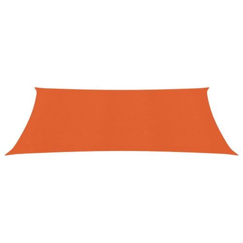 Voile d'ombrage 160 g/m² Orange 2,5x3,5 m PEHD - Photo n°3; ?>