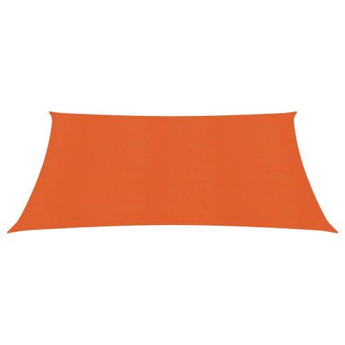 Voile d'ombrage 160 g/m² Orange 2,5x3 m PEHD - Photo n°3; ?>