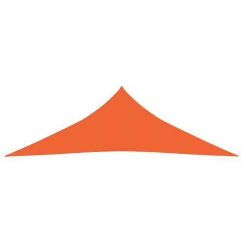 Voile d'ombrage 160 g/m² Orange 3,5x3,5x4,9 m PEHD - Photo n°3; ?>