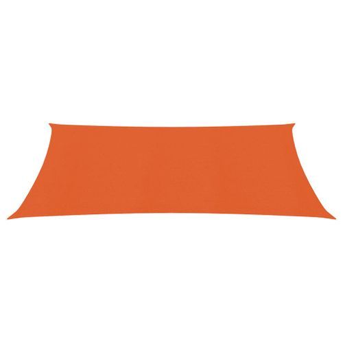 Voile d'ombrage 160 g/m² Orange 3x4 m PEHD - Photo n°2; ?>