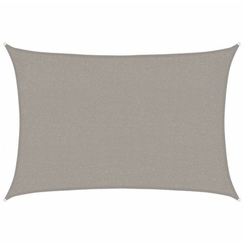 Voile d'ombrage 160 g/m² rectangulaire gris clair 2x3 m PEHD - Photo n°2; ?>