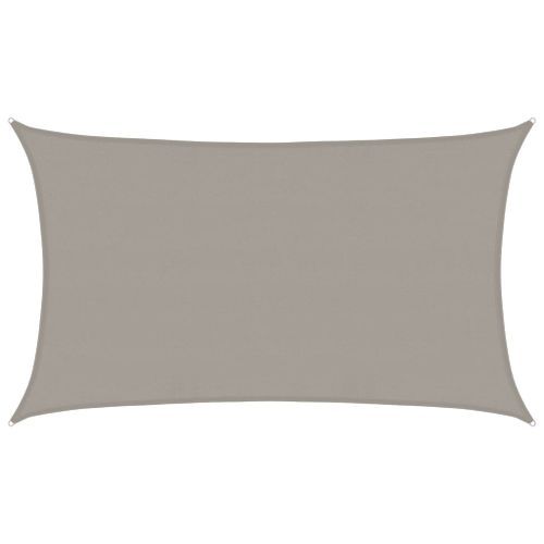 Voile d'ombrage 160 g/m² rectangulaire gris clair 5x8 m PEHD - Photo n°2; ?>