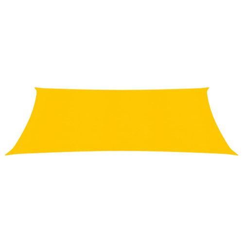 Voile d'ombrage 160 g/m² rectangulaire jaune 2x3,5 m PEHD - Photo n°2; ?>