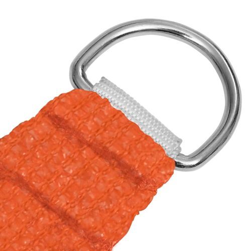 Voile d'ombrage 160 g/m² rectangulaire orange 3x5 m PEHD - Photo n°3; ?>