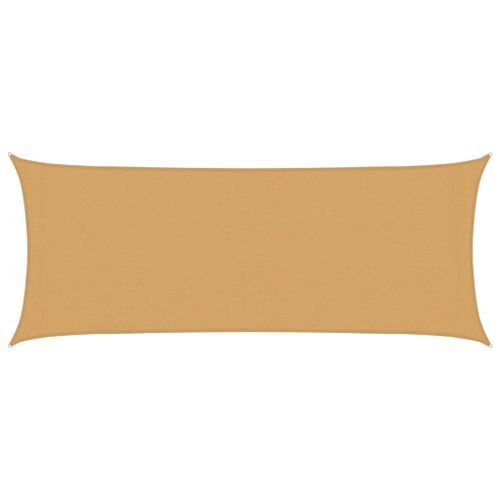 Voile d'ombrage 160 g/m² rectangulaire sable 2x4,5 m PEHD - Photo n°2; ?>