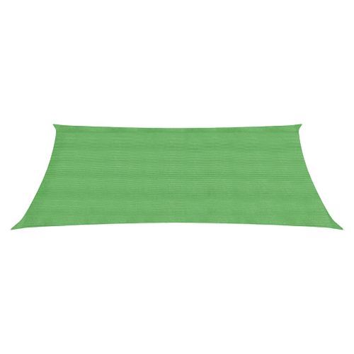 Voile d'ombrage 160 g/m² rectangulaire vert clair 2,5x5 m PEHD - Photo n°2; ?>