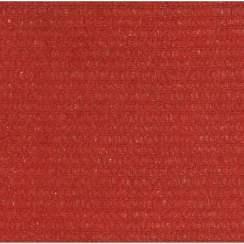 Voile d'ombrage 160 g/m² Rouge 2,5x2,5 m PEHD - Photo n°2; ?>