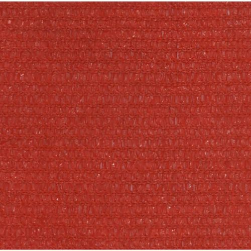 Voile d'ombrage 160 g/m² Rouge 2,5x3,5 m PEHD - Photo n°2; ?>