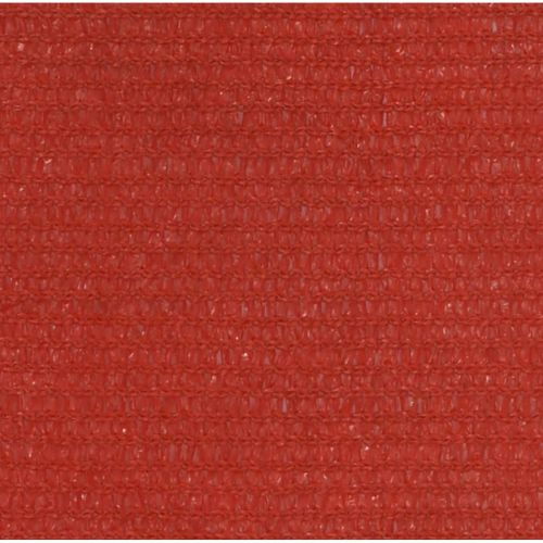 Voile d'ombrage 160 g/m² Rouge 3,5x4,5 m PEHD - Photo n°2; ?>