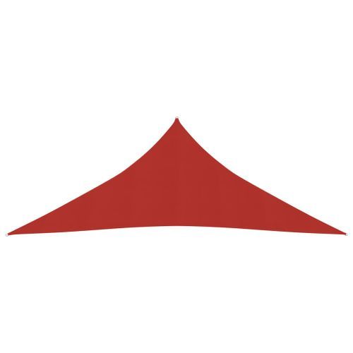 Voile d'ombrage 160 g/m² Rouge 4x4x4 m PEHD - Photo n°3; ?>