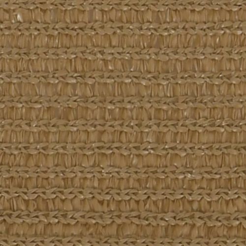 Voile d'ombrage 160 g/m² Taupe 2,5x2,5 m PEHD - Photo n°2; ?>