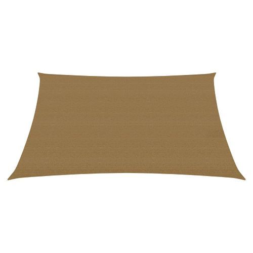 Voile d'ombrage 160 g/m² Taupe 2,5x3 m PEHD - Photo n°3; ?>