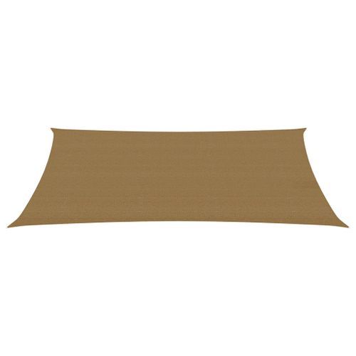 Voile d'ombrage 160 g/m² Taupe 2,5x4,5 m PEHD - Photo n°3; ?>