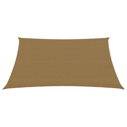 Voile d'ombrage 160 g/m² Taupe 2,5x4 m PEHD - Photo n°3; ?>