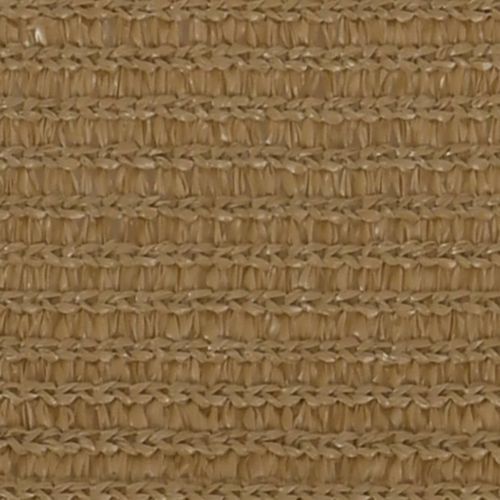 Voile d'ombrage 160 g/m² Taupe 3x6 m PEHD - Photo n°3; ?>