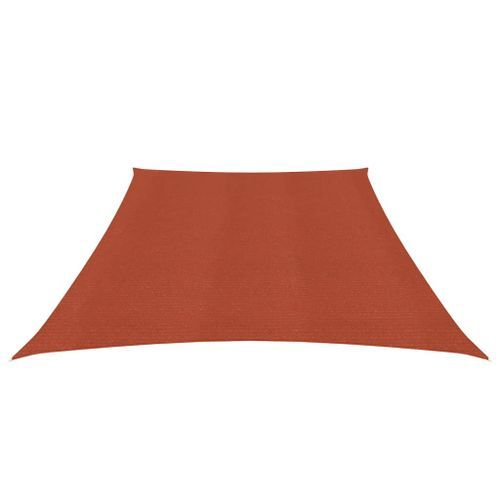 Voile d'ombrage 160 g/m² Terre cuite 3/4x2 m PEHD - Photo n°3; ?>