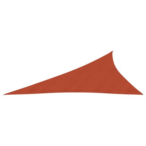 Voile d'ombrage 160 g/m² Terre cuite 4x5x6,8 m PEHD - Photo n°3; ?>
