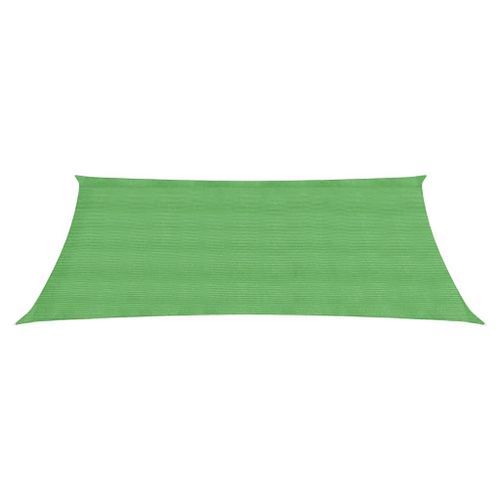 Voile d'ombrage 160 g/m² Vert clair 2,5x4,5 m PEHD - Photo n°3; ?>