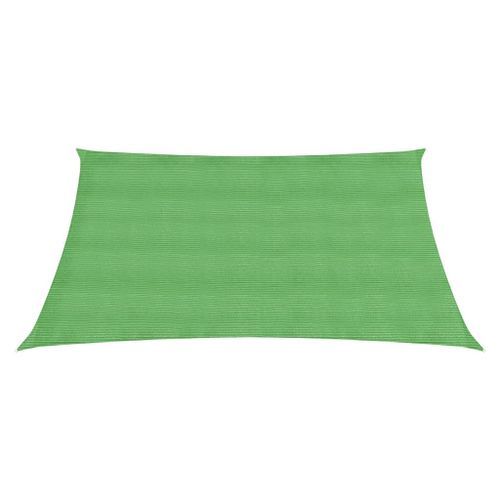 Voile d'ombrage 160 g/m² Vert clair 2x2,5 m PEHD - Photo n°3; ?>