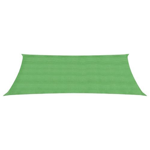 Voile d'ombrage 160 g/m² Vert clair 2x5 m PEHD - Photo n°3; ?>