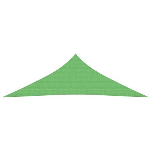 Voile d'ombrage 160 g/m² Vert clair 3,5x3,5x4,9 m PEHD - Photo n°3; ?>