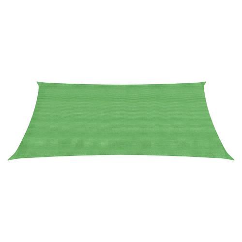 Voile d'ombrage 160 g/m² Vert clair 3,5x4,5 m PEHD - Photo n°3; ?>