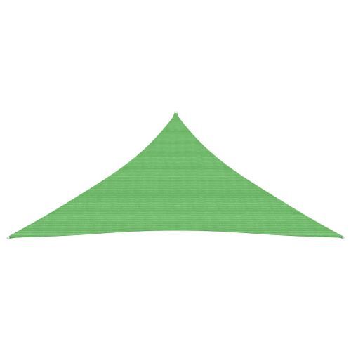 Voile d'ombrage 160 g/m² Vert clair 4,5x4,5x4,5 m PEHD - Photo n°3; ?>