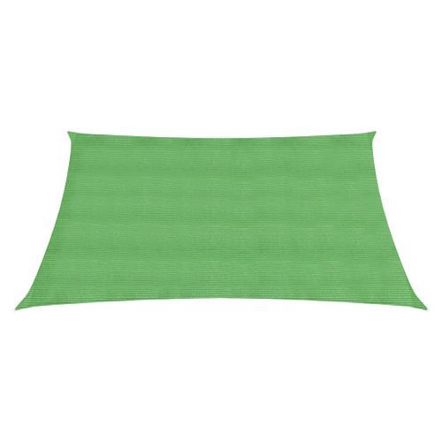 Voile d'ombrage 160 g/m² Vert clair 4x4 m PEHD - Photo n°3; ?>