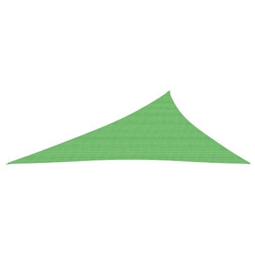 Voile d'ombrage 160 g/m² Vert clair 4x5x6,8 m PEHD - Photo n°3; ?>