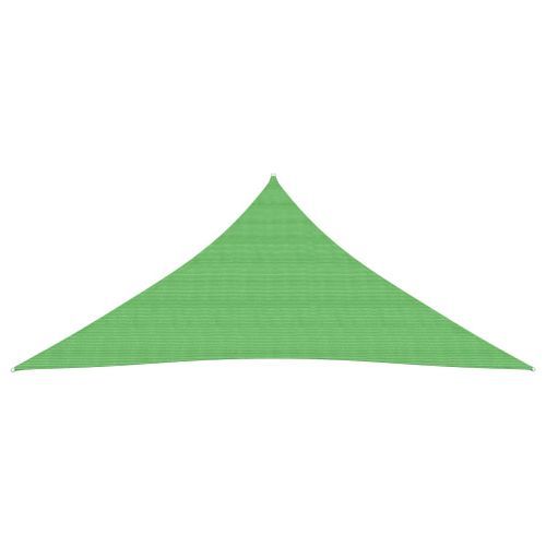 Voile d'ombrage 160 g/m² Vert clair 6x6x6 m PEHD - Photo n°3; ?>