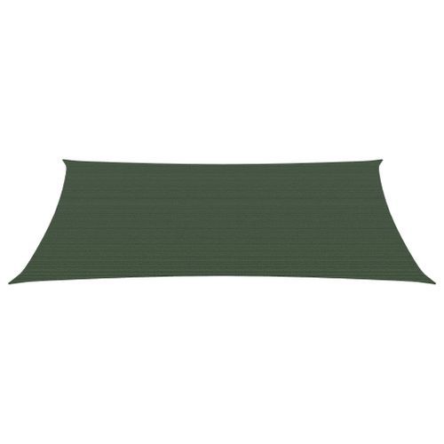 Voile d'ombrage 160 g/m² Vert foncé 2x4,5 m PEHD - Photo n°3; ?>